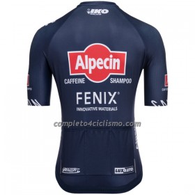 Maglia 2022 Alpecin-Fenix Manica Corta Blu
